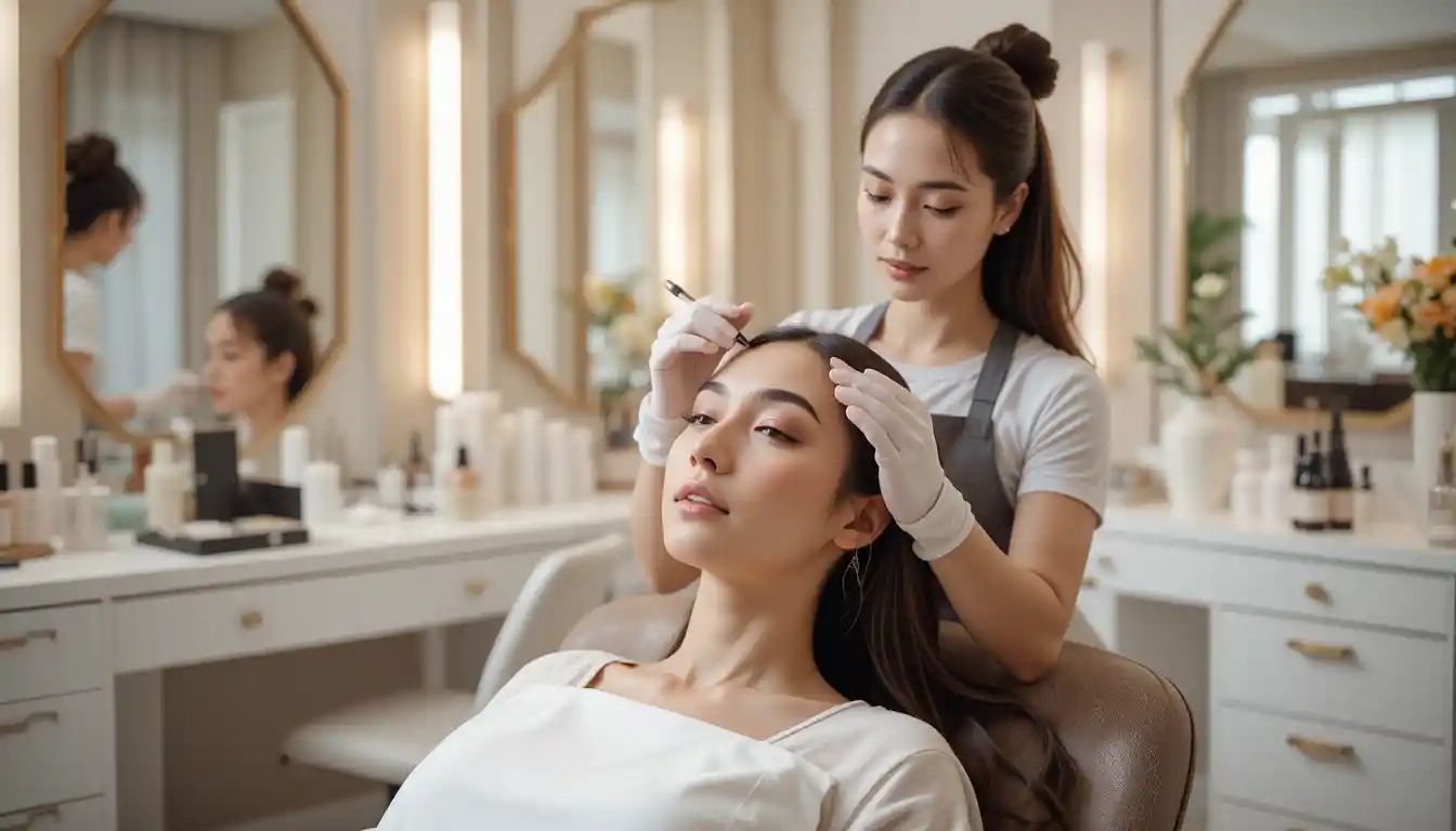 Brow Lamination com Nutrição Capilar