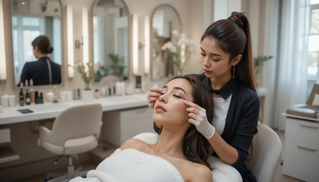 Depilação Facial com Linha